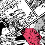 Comic book illustration representing graphic storytelling